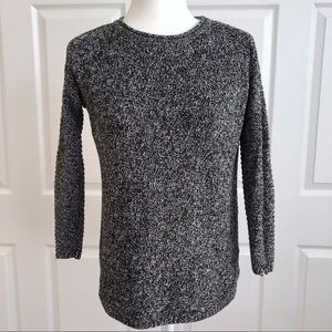 Vince Camuto Black & White Hi Lo Sweater P XS